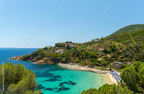 Isola del Giglio, arcipelago toscano. Crystal clear water