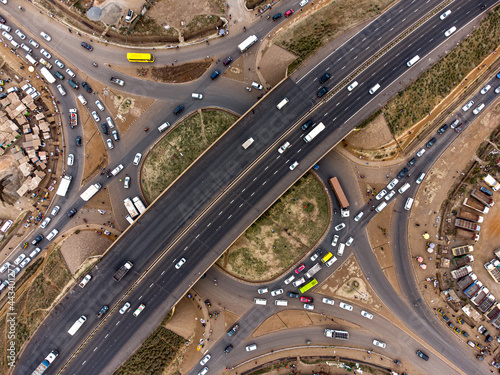 Aerial View of Nairobi, Kenya