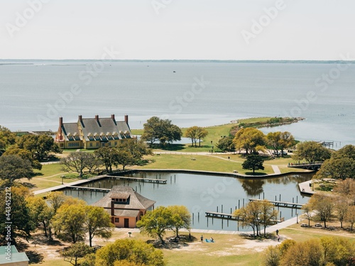 View of Historic Corolla Park, in the Outer Banks, North Carolina