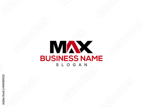 Letter MAX Logo Icon Vector Image Design For Your Business
