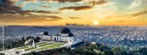 Los Angeles Griffith Observatory sunset
