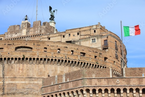 Rome landmark, Italy - Saint Angel's Castle