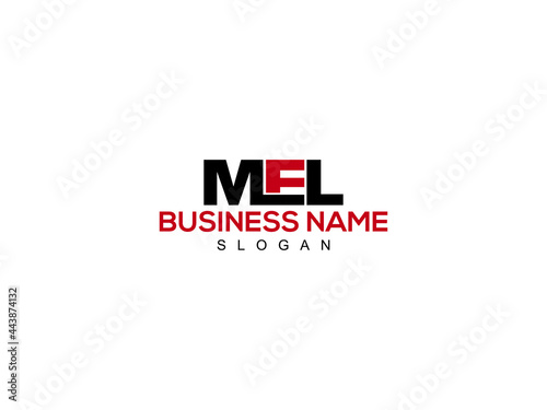 Letter MEL Logo Icon Vector Image Design For Company or Business