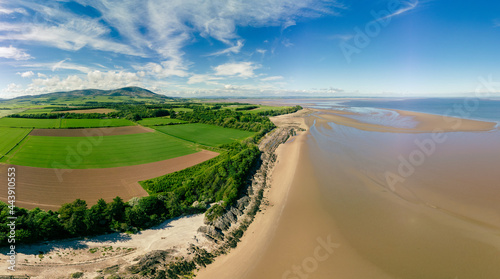 Powillimount beach coastline in Dumfries and Galloway, Scotland