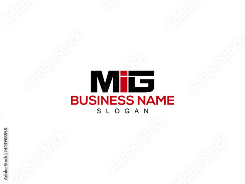 Letter MIG Logo Icon Vector Image Design For Company or Business