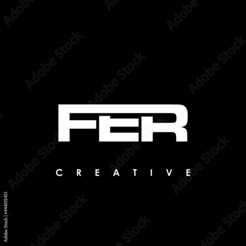 FER Letter Initial Logo Design Template Vector Illustration