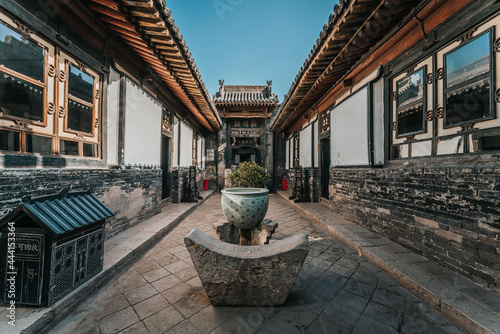 Rishengchang Former Bank, the oldest bank in Pingyao old town in Shanxi Province of China