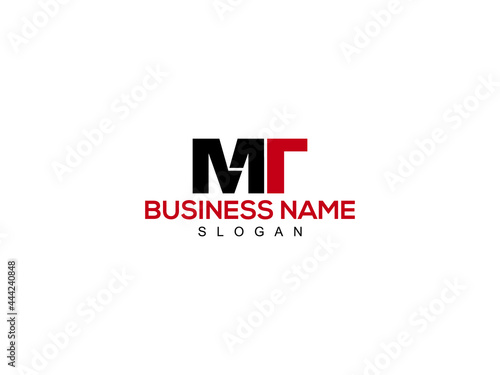 Letter MT Logo, Creative mt Logo Icon Vector Image Design For Company or Business