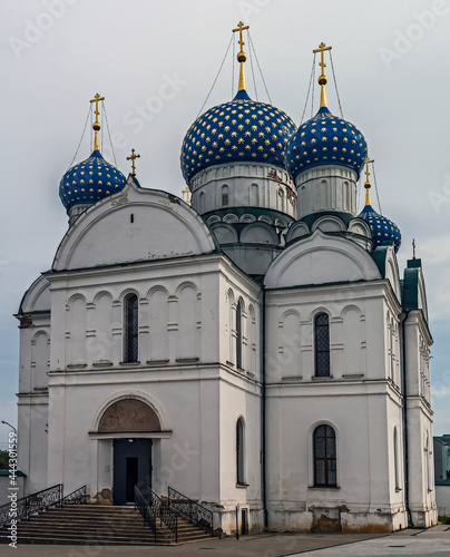 Epiphany cathedral, years of construction 1843 - 1853. Epiphany monastery, city of Uglich, Russia