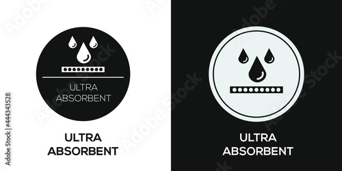Creative (Ultra absorbent) Icon ,Vector sign.
