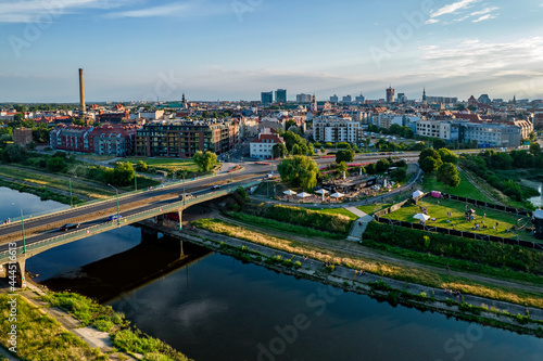 Poznań- panorama miasta.