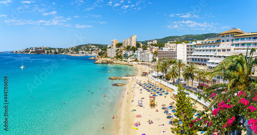 Landscape with Cala Mayor, Mallorca island, Spain