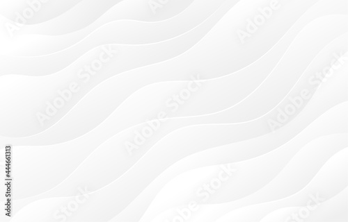 Light gray and white wave flowing modern curve luxury elegant texture with smooth and clean vector subtle abstract background