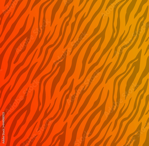 Tiger skin pattern illustration vector image