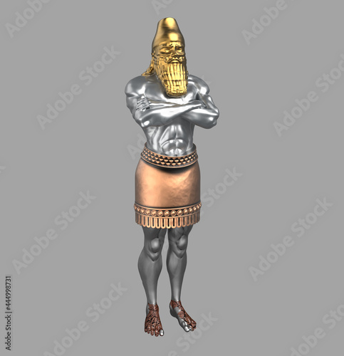 King Nebuchadnezzar's Dream Statue (Daniel's Prophecies) Presentation Background