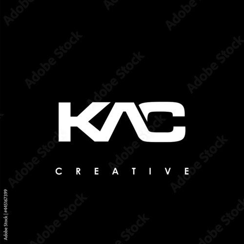 KAC Letter Initial Logo Design Template Vector Illustration