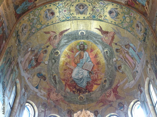 Church of the Savior on Spilled Blood St Petersburg inside