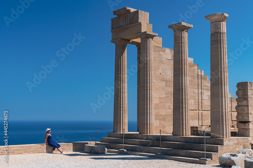 Lindos Acropolis on Rhodes island - Greece (2)