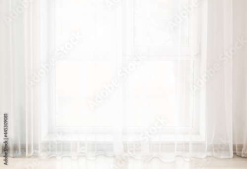 Light curtains in empty room