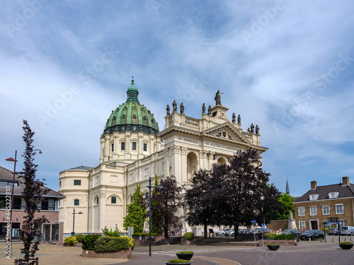 Build between 1867 en 1880 Basiliek van de H.H. Agatha en Barbara in Oudenbosch, Noord-Brabant Province, The Netherlands