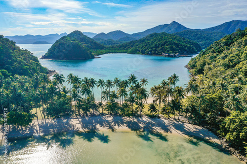 Aerial view of Koh Ngam, in Koh Chang, Trat, thailand