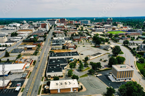 Aerial view of the High Point, NC