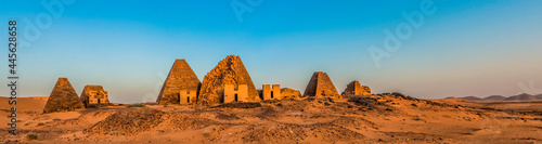 Southern Pyramids Of Meroe in the Sudan