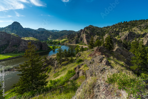 River gorge in Montana