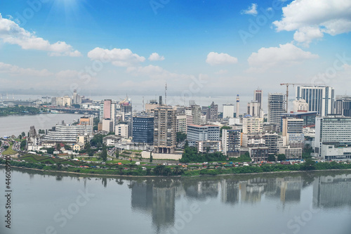 view of the city, abidjan plateau