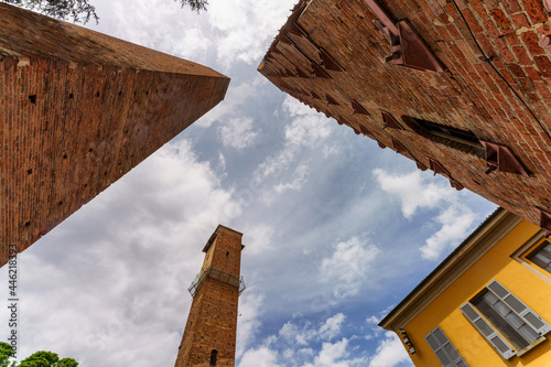 Medieval towers in Pavia, Italy