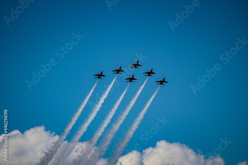 Air Force Jets Flying in Formation