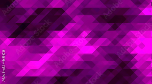 abstract purple trianagle graphic background with multi color tone. violet grid mosaic background, creative design templates. vivid magenta polygonal illustration background. digital background.