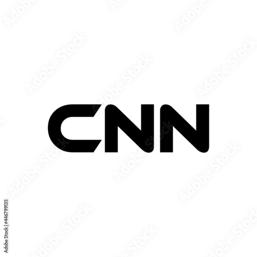 CNN letter logo design with white background in illustrator, vector logo modern alphabet font overlap style. calligraphy designs for logo, Poster, Invitation, etc.
