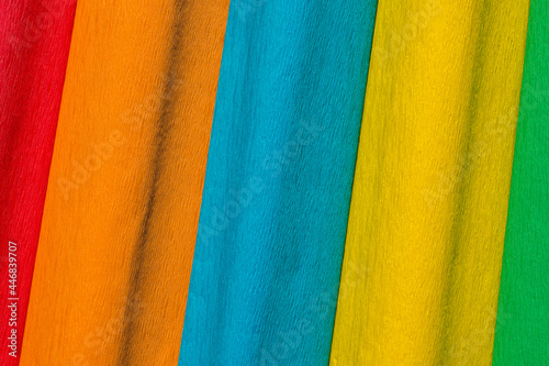 Assorted Coloured Crepe Paper Background