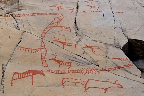 The rock carvings at Alta, located near the Jiepmaluokta bay, dating from c. 4200 BC to 500 BC, are on the UNESCO list of World Heritage Sites. Norway.