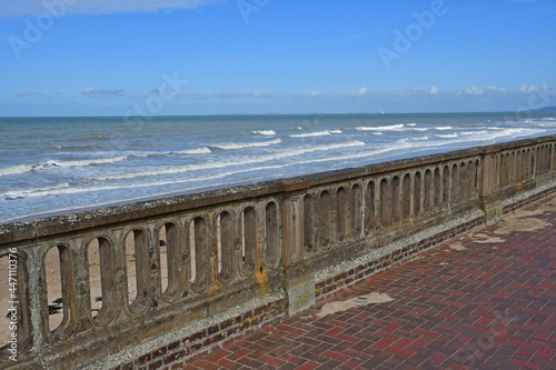 Cabourg; France - october 8 2020 : Promenade Marcel Proust