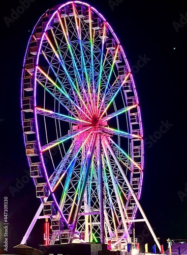 ferris wheel in the night