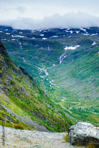 Mountains landscape. Norwegian route Sognefjellet