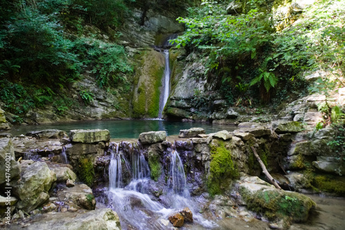 Cascate del Fosso di Teria a Secchiano nelle Marche