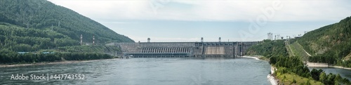 View of the hydroelectric dam