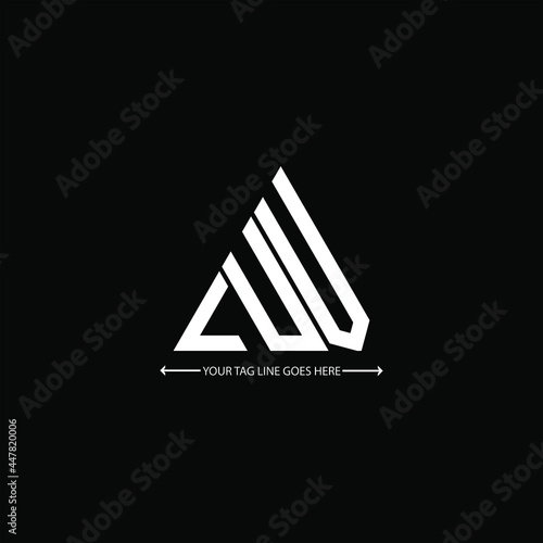 LUV letter logo creative design. LUV unique design