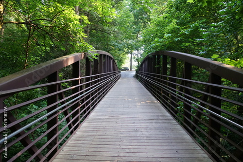 The main wooden bridge near Lost River Cave, Bowling Green, Kentucky, U.S.A