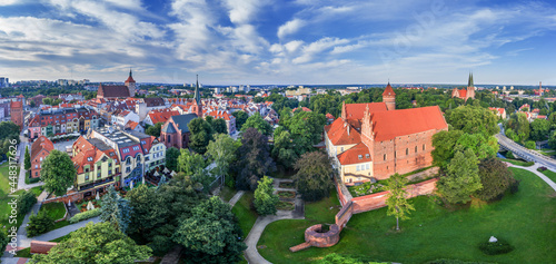 Olsztyn- panorama Starego Miasta