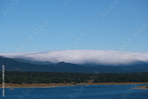 krajobraz widok góry niebo chmury natura hiszpania