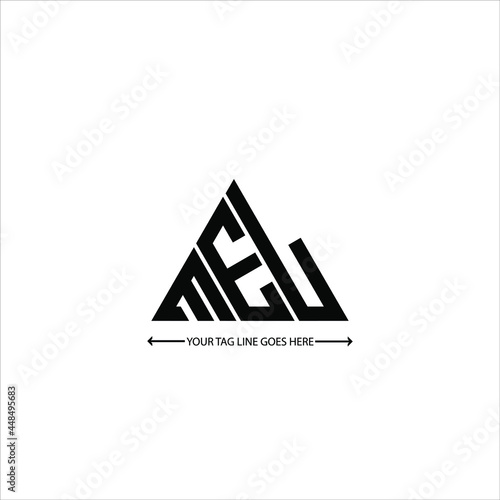 MEL letter logo creative design. MEL unique design