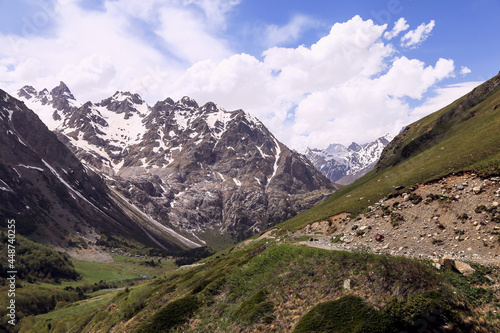 Caucasus mountains in Kabardino-Balkaria, Russia