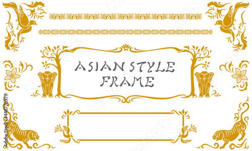 Asianframe03-gold