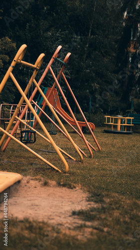 Playground after rain