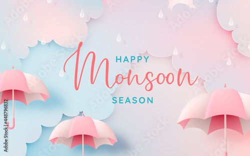 Cute umbrella for monsoon season