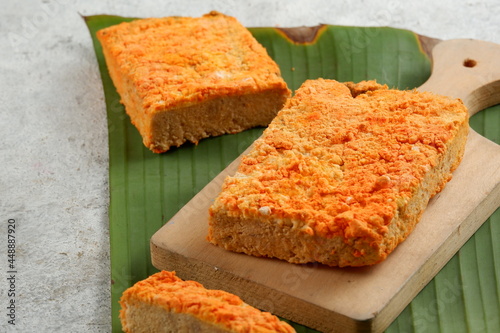 Oncom is a traditional food originating from Indonesia, oncom is a nutritious food.made from soybeans that have been extracted for protein in the manufacture of tofu.